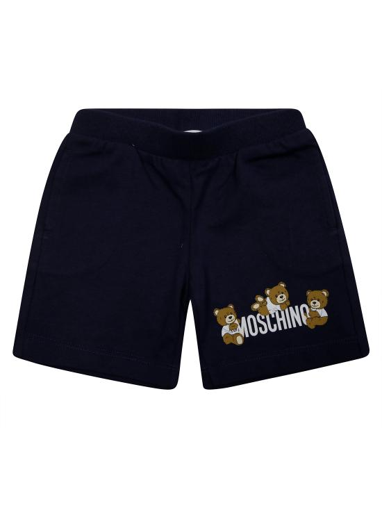 25SS [키즈] 모스키노 쇼츠/버뮤다 MUQ01H LAA03 40016 BLU