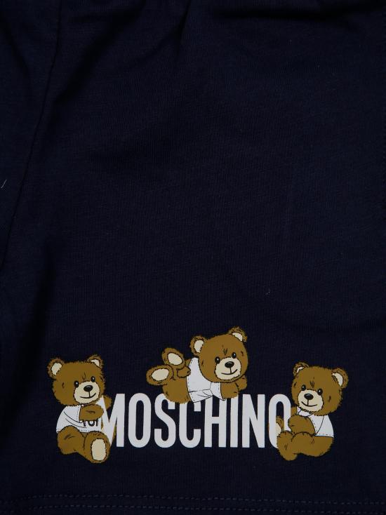 25SS [키즈] 모스키노 쇼츠/버뮤다 MUQ01H LAA03 40016 BLU - MOSCHINO