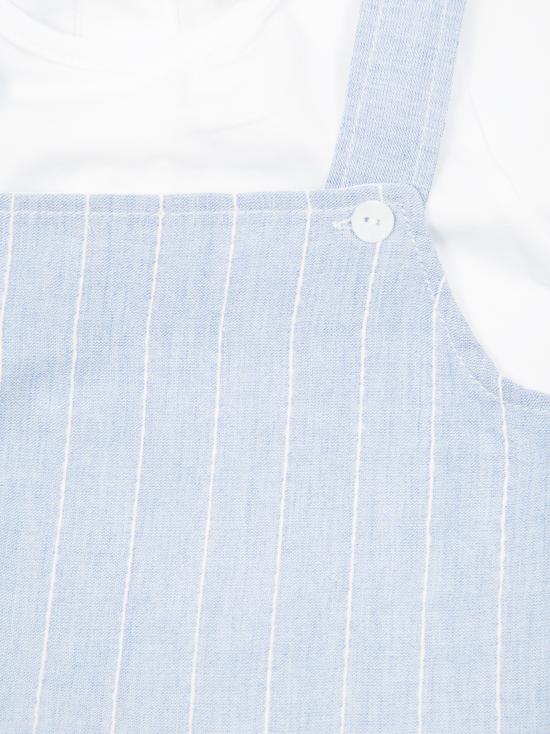 25SS [키즈] 라라루 오버롤 SLTL12P 810 CELESTE AZZURRO - LALALU