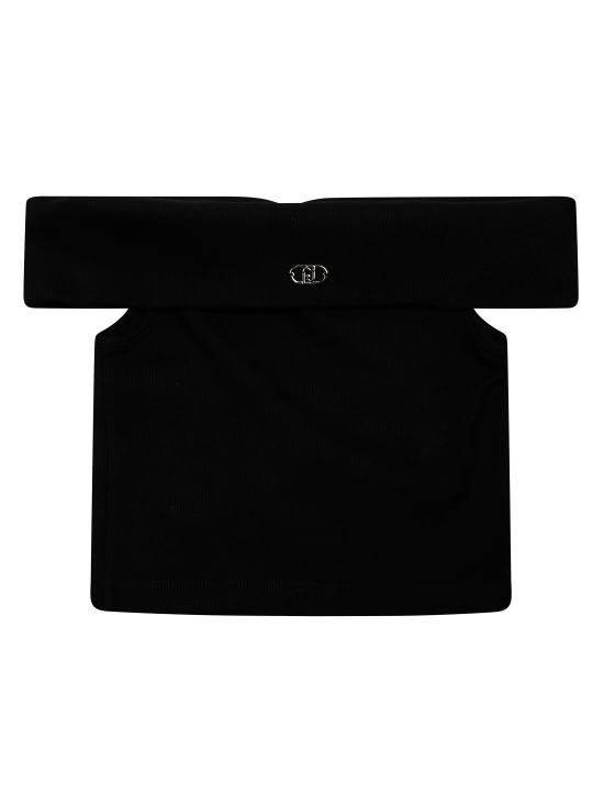 25SS [키즈] 리우조 티셔츠 GA5122J4822 22222 NERO - LIU JO