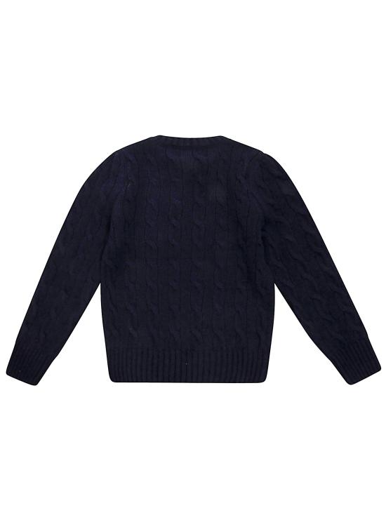 24FW [키즈] 랄프 로렌 가디건 312877375008 BLU - RALPH LAUREN