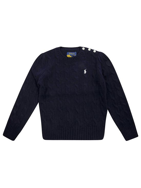 24FW [키즈] 랄프 로렌 가디건 312877375008 BLU