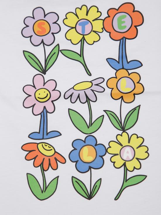 25FW [키즈] 스텔라 맥카트니 티셔츠 TX8A61 Z0434 100 BIANCO - STELLA MCCARTNEY