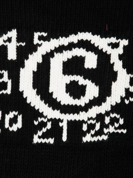 25FW [키즈] MM6 메종마르지엘라 가디건 M60882 MM06M M6900 NERO - MM6 MAISON MARGIELA