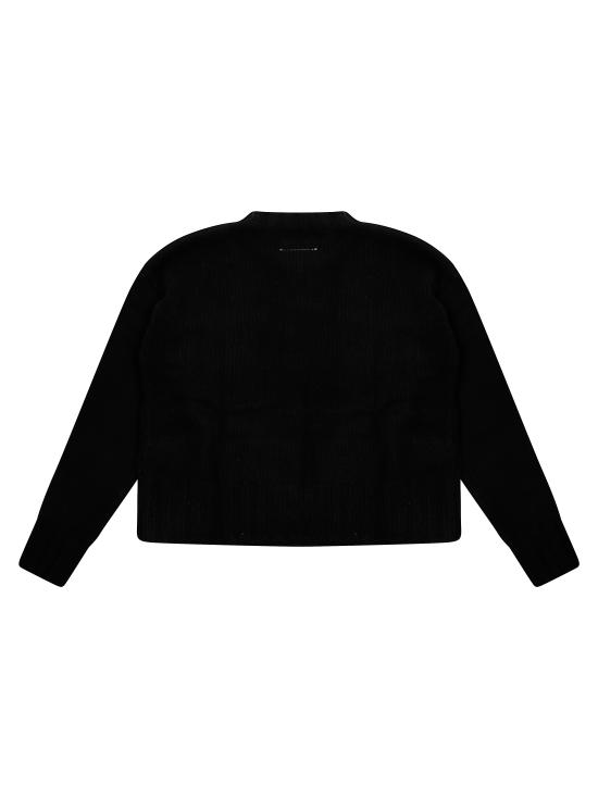 25FW [키즈] MM6 메종마르지엘라 가디건 M60882 MM06M M6900 NERO