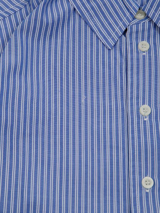 25SS [키즈] 아메리칸 빈티지 셔츠 KZAT06AE25 RAYURES AQUA AZZURRO - AMERICAN VINTAGE