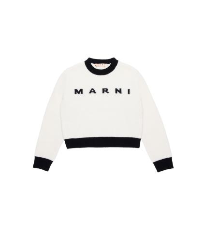 25FW [키즈] 마르니 가디건 M00993 M00ML 0M111 BIANCO