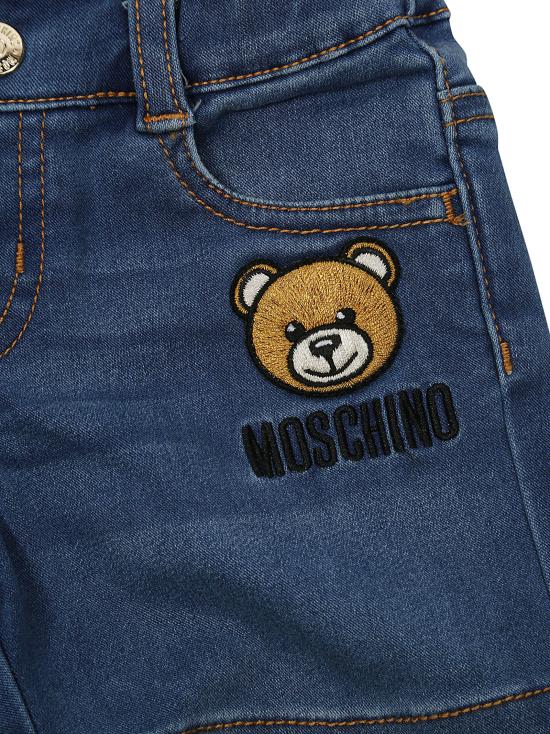  [키즈] 모스키노 쇼츠/버뮤다 A07789483 40334 AZZURRO - MOSCHINO
