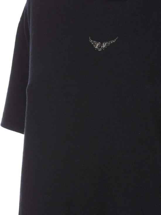 25FW 자딕앤볼테르 반팔 티셔츠 JWTS01669001 Black - ZADIG & VOLTAIRE