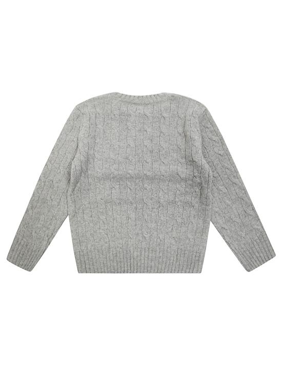 24FW [키즈] 랄프 로렌 가디건 322877728004 FAWN GREY GRIGIO - RALPH LAUREN