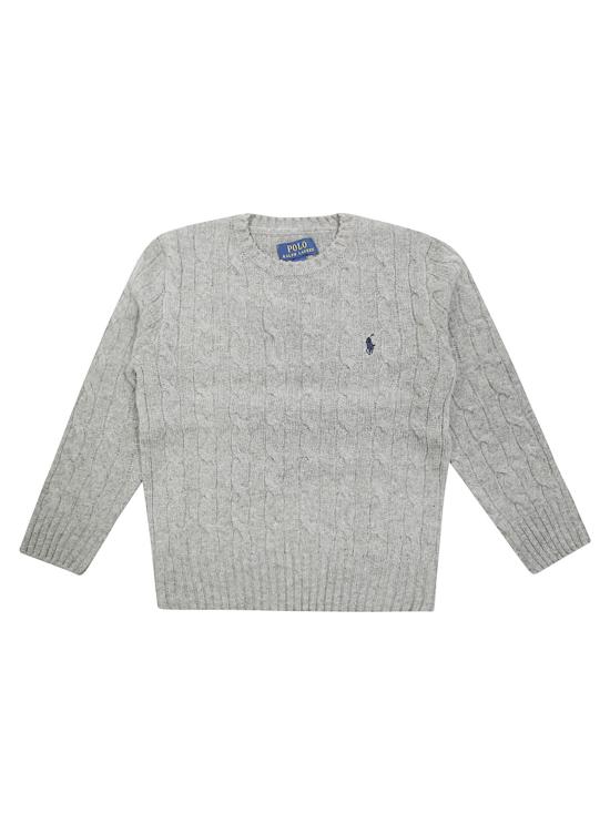 24FW [키즈] 랄프 로렌 가디건 322877728004 FAWN GREY GRIGIO