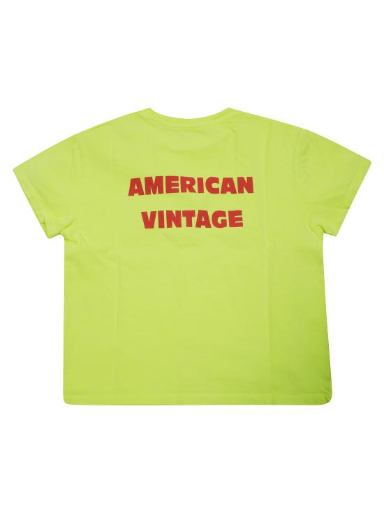 25SS [키즈] 아메리칸 빈티지 티셔츠 FIZVALLEY MIMOSA FLUO GIALLO - AMERICAN VINTAGE