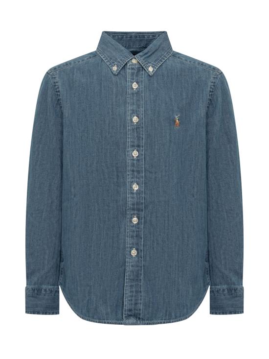 25FW [키즈] 폴로 랄프로렌 셔츠 323713843001 DK BLUE