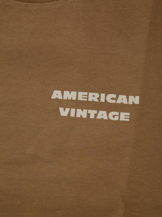 25SS [키즈] 아메리칸 빈티지 티셔츠 FIZVALLEY NOISETTE VINTAGE BEIGE - AMERICAN VINTAGE