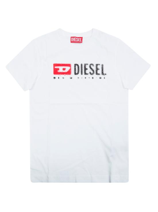 26SS [키즈] 디젤 티셔츠 J02475 00YI9 TADJUST K100 BIANCO