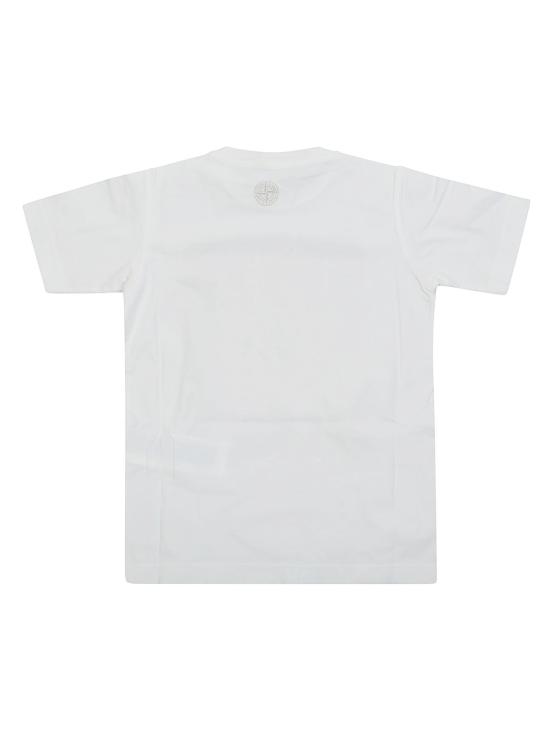  [키즈] 스톤 아일랜드 티셔츠 A07787796 001 BIANCO - STONE ISLAND
