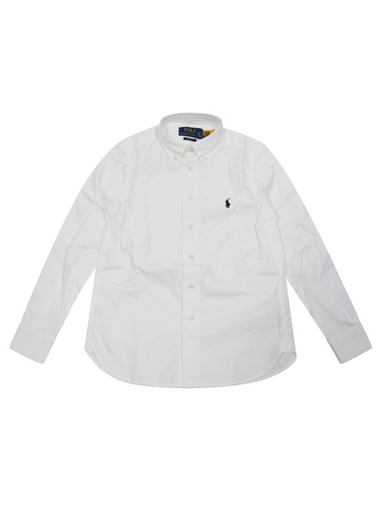 25FW [키즈] 폴로 랄프로렌 셔츠 323819238001 WHITE BIANCO