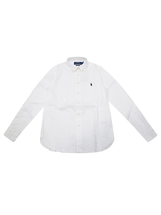 25SS [키즈] 폴로 랄프로렌 셔츠 323819238001 WHITE BIANCO