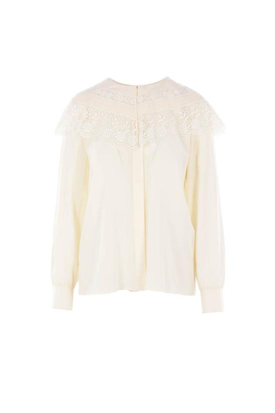 25FW 끌로에 블라우스 CH25AHT56077114 PRISTINE WHITE