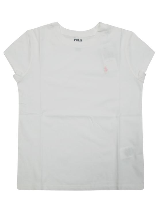 25SS [키즈] 폴로 랄프로렌 티셔츠 313833549064 WHITE BIANCO