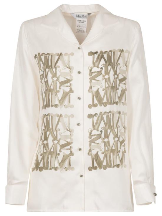 25FW 막스마라 블라우스 NABIL 003 WHITE