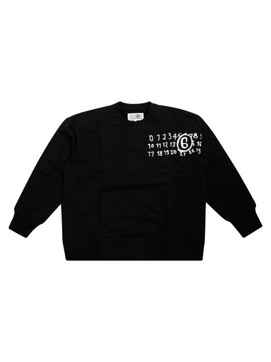 25FW [키즈] MM6 메종마르지엘라 티셔츠 M60896 MM02X M6900 NERO