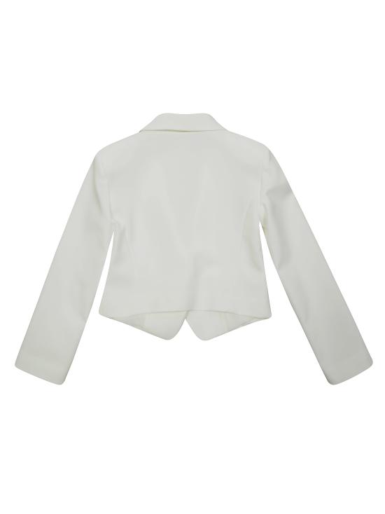 25SS [키즈] 파트리지아페페 자켓 7S0277 A555 W146 BIANCO - PATRIZIA PEPE