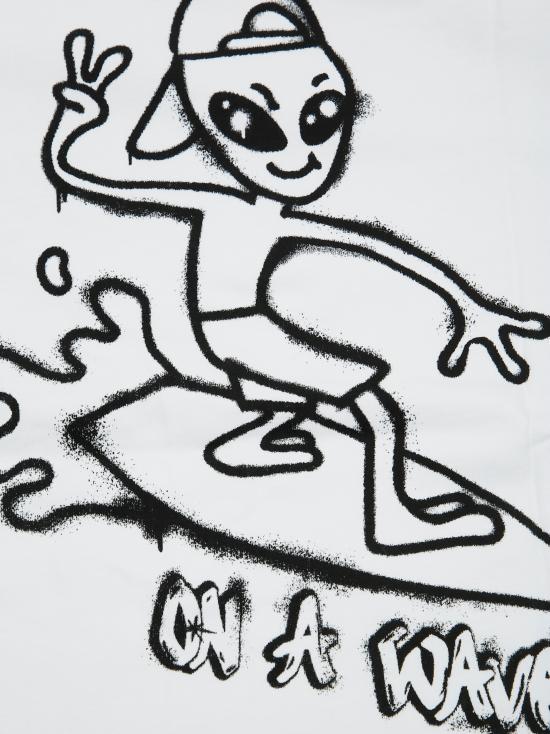 25SS [키즈] 몰로 티셔츠 1S25A214 RODNEY 3965 BIANCO - MOLO