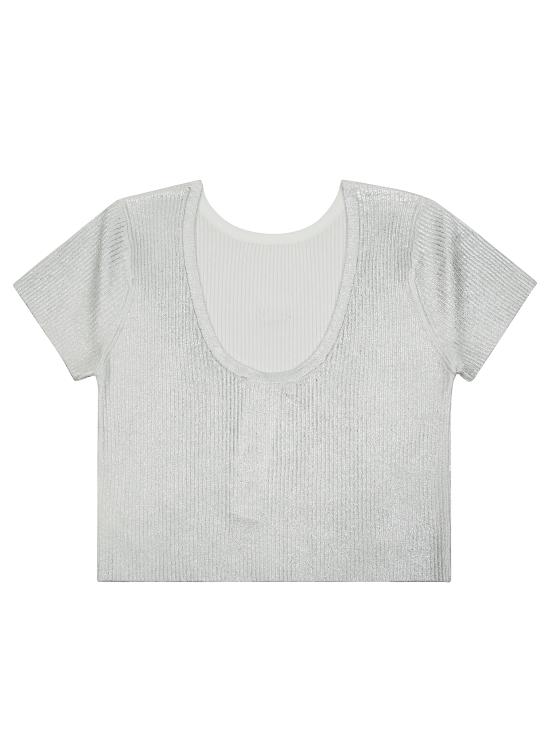 25SS [키즈] 리우조 티셔츠 GA5127MS49I Z9611 BIANCO - LIU JO