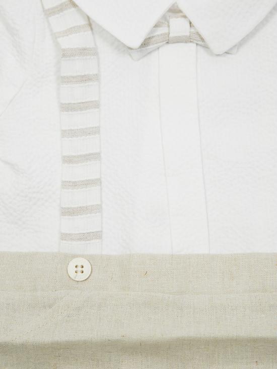 25SS [키즈] 라라루 오버롤 PALP2P 100 BIANCO - LALALU