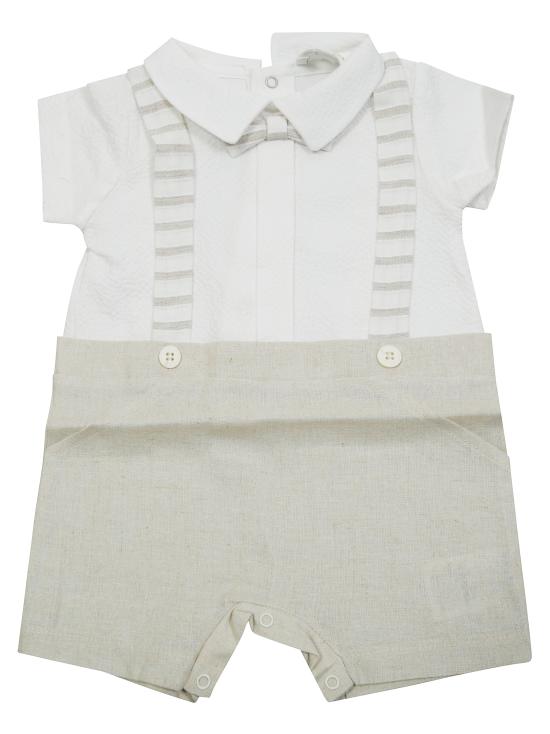 25SS [키즈] 라라루 오버롤 PALP2P 100 BIANCO