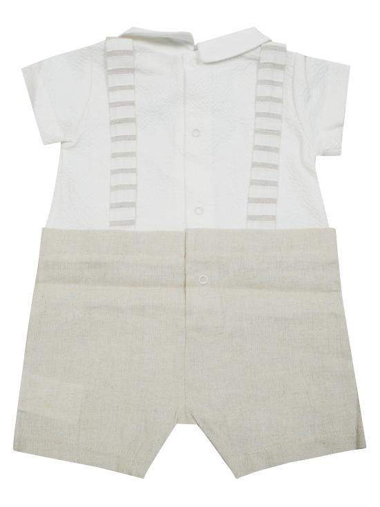 25SS [키즈] 라라루 오버롤 PALP2P 100 BIANCO - LALALU