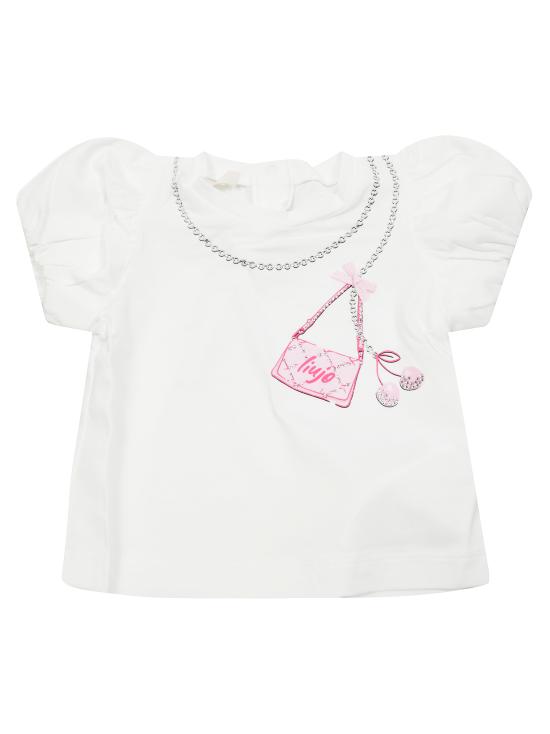 25SS [키즈] 리우조 티셔츠 HA5057J5003 C3570 BIANCO