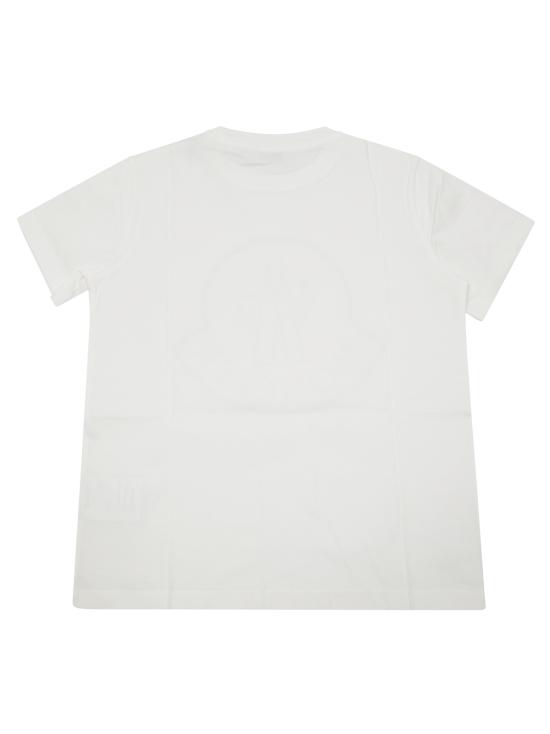 25FW [키즈] 몽클레어 티셔츠 K2954 8C00013 89AFV 034 BIANCO - MONCLER