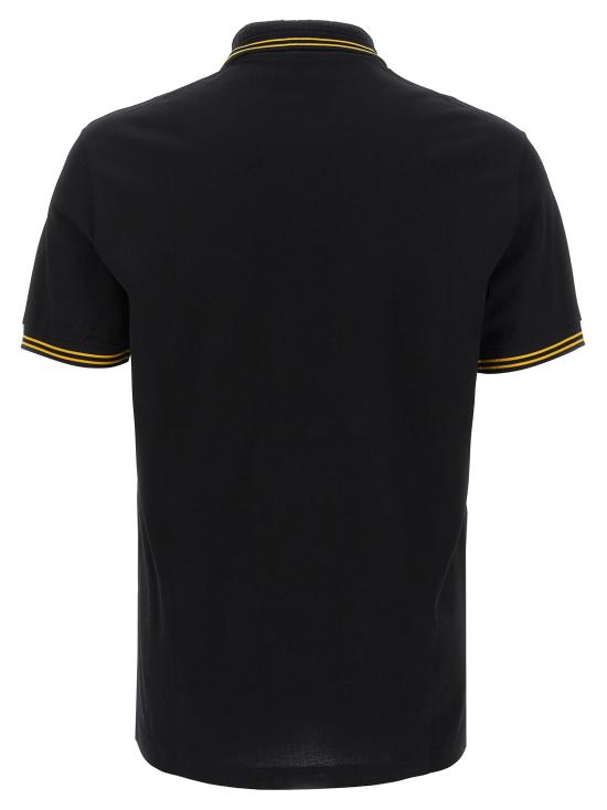 25FW 베르사체 폴로 티셔츠 10139101A098601B000 Black - VERSACE