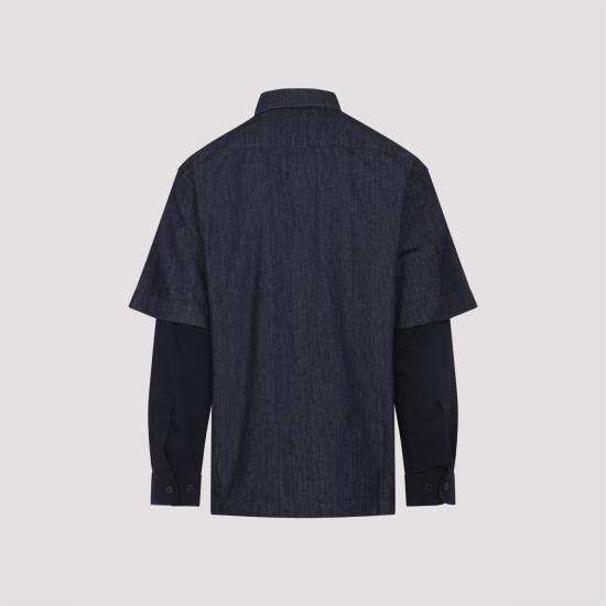 25FW 드리스 반 노튼 데님 셔츠 2520207952382 507 INDIGO - DRIES VAN NOTEN