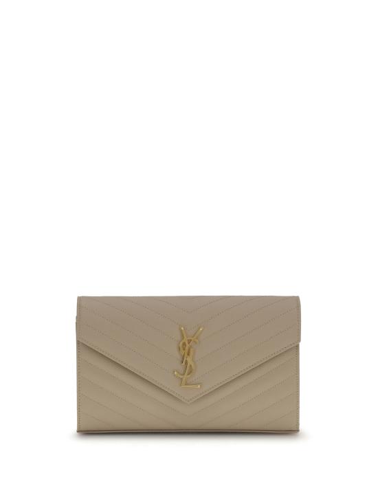 26SS 생로랑 레더 카산드라 체인 월렛 377828BOW01 2721