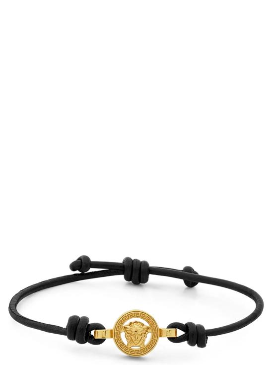 25FW 베르사체 메두사 '95 레더 브레이슬릿  10196681A006371B00V
