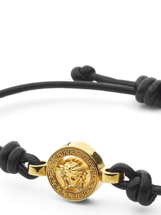 25FW 베르사체 메두사 '95 레더 브레이슬릿  10196681A006371B00V - VERSACE