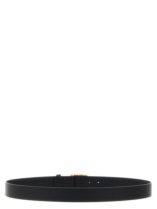 25FW 발렌시아가 가죽 벨트 5703701CH041000 Black - BALENCIAGA