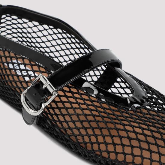 25FW 알라이아 뮬/슬리퍼 AA3A029TK007 999 NOIR - ALAIA