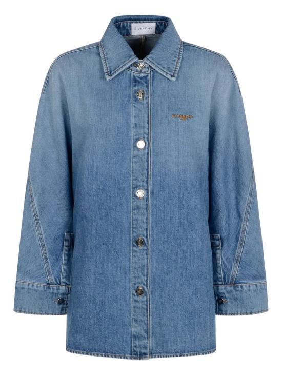 25FW 지방시 셔츠 BW61G1516W 420 MEDIUM BLUE
