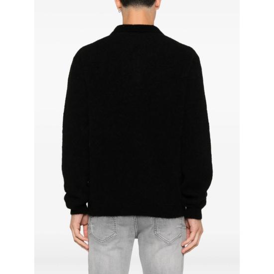 25FW 선플라워 긴팔 티셔츠 3074 MOHAIR BLACK - SUNFLOWER