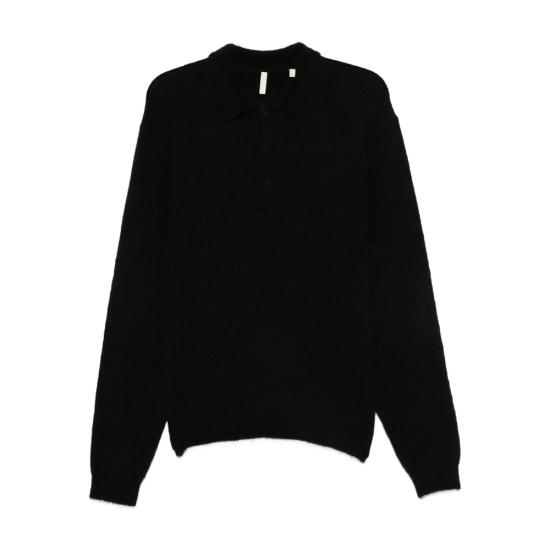 25FW 선플라워 긴팔 티셔츠 3074 MOHAIR BLACK