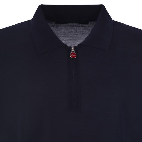 25FW 키톤 집업 니트 UMK0493K400J BLUE - KITON