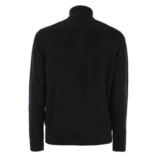 25FW 폴로 랄프로렌 로고 자수 지퍼 가디건  710974149 BLACK - POLO RALPH LAUREN