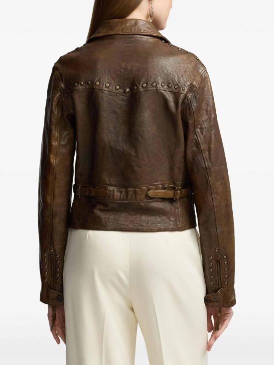 25FW 폴로 랄프로렌 가죽 자켓 290954309001 Beige - POLO RALPH LAUREN