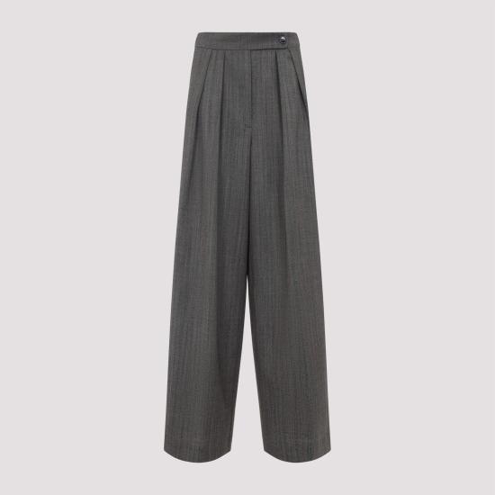 25FW 드리스 반 노튼 스트레이트 팬츠 2520109032250 813 GREY MELANGE - DRIES VAN NOTEN