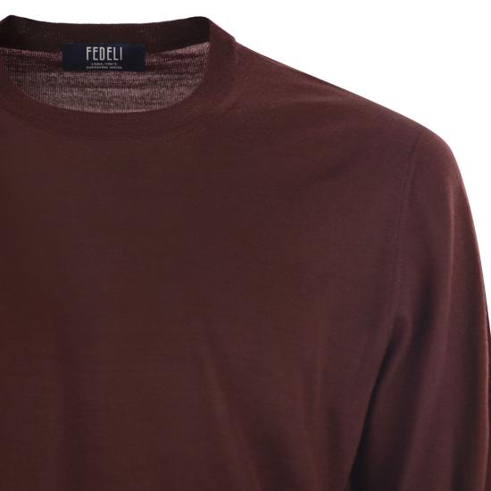 25FW 페델리 긴팔 티셔츠 MU007012 RED - FEDELI