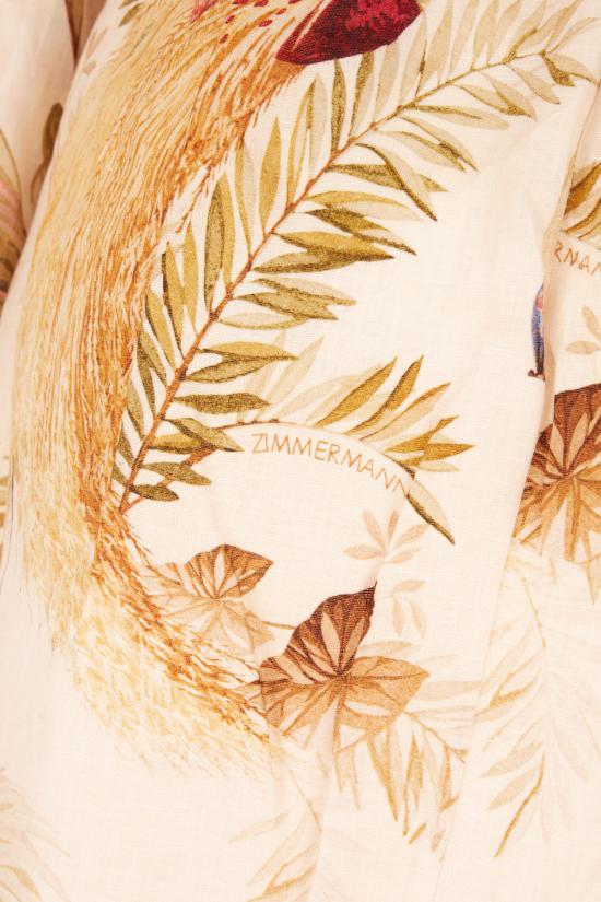 25FW 짐머만 미디 원피스 5146DSS253 CRMPLMFLO CREAM PALM FLORAL - ZIMMERMANN